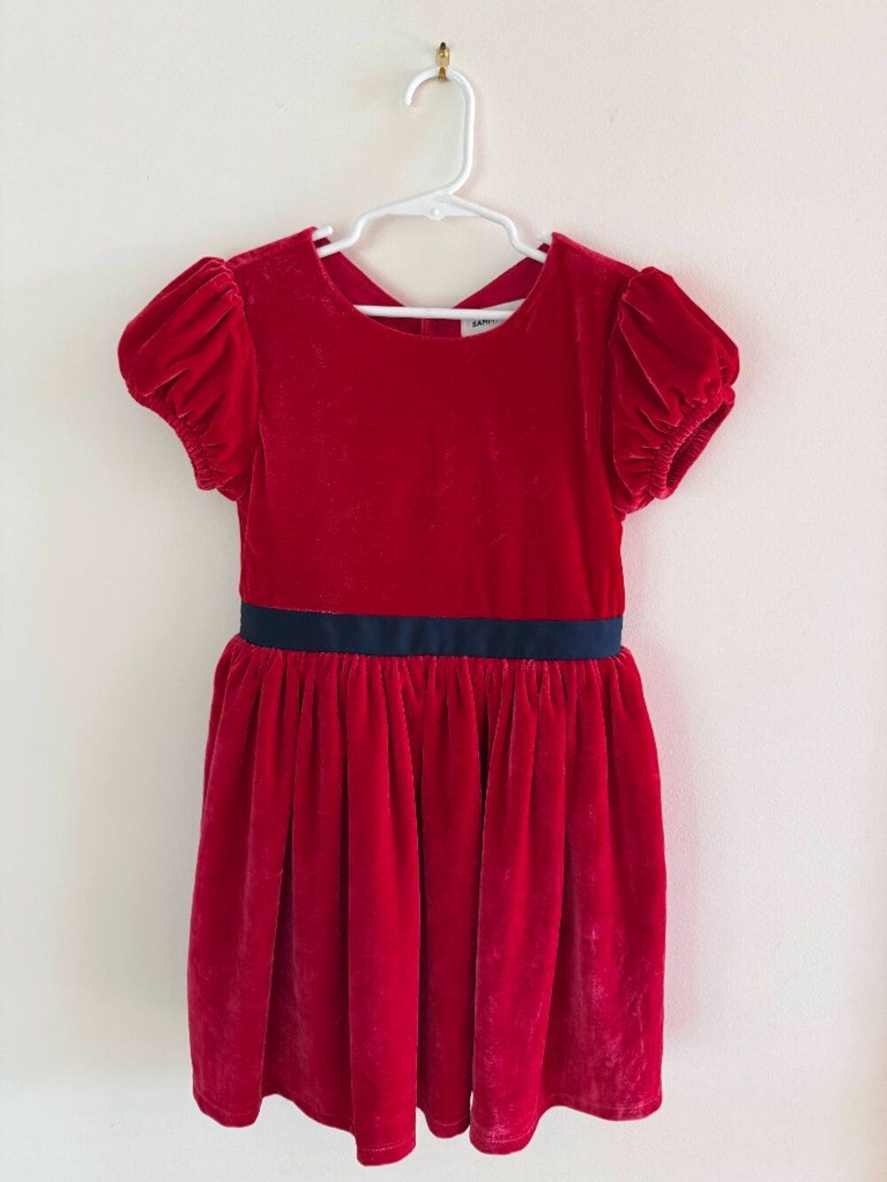 Sammy + Nat Red Velvet Dress Size 6